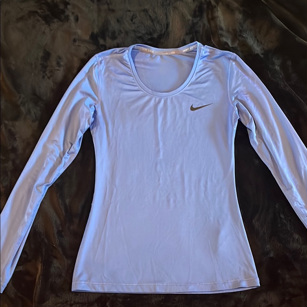 Nike Women's Sky Blue Long Sleeve Tee